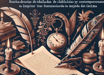 Explora la Magia del Erotismo en la Literatura: Reseñas Detalladas de Obras Clásicas y Contemporáneas para Inspirar tus Fantasías y Mejorar tu Vida Íntima