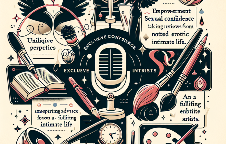 Explorando el Empoderamiento y la Confianza Sexual a través de Entrevistas Exclusivas con Autores y Artistas Eróticos Reconocidos: Perspectivas Únicas y Consejos Inspiradores para una Vida Íntima Plena y Satisfactoria