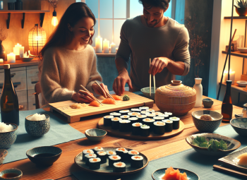 Noche de sushi en casa sin estrés: versión fácil para parejas
