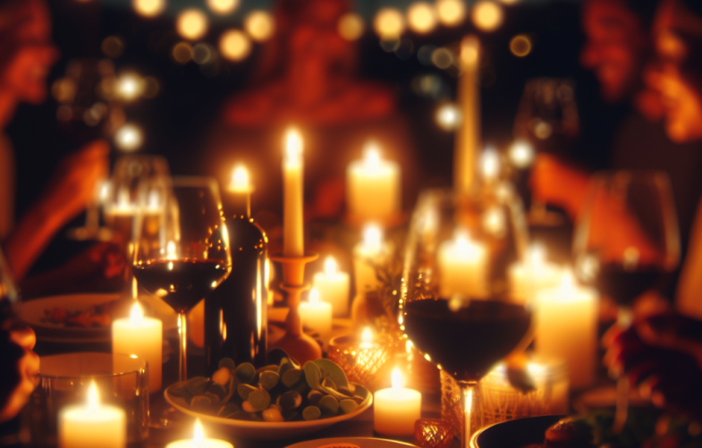 Cena “a oscuras” segura: cómo hacerlo sin caos y con buena vibra