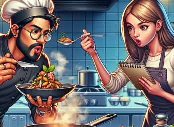 Juego “chef y crítica”: dinámica divertida para cocinar y coquetear