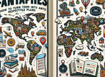 Fantasías de viaje: cómo convertirlas en planes reales y respetuosos