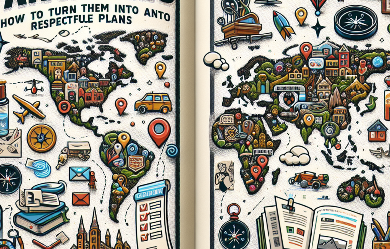 Fantasías de viaje: cómo convertirlas en planes reales y respetuosos