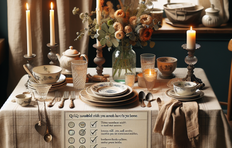 Cómo montar una mesa íntima con lo que ya tienes: checklist express