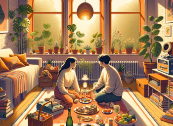 Cómo preparar un picnic en el salón: plan romántico sin salir