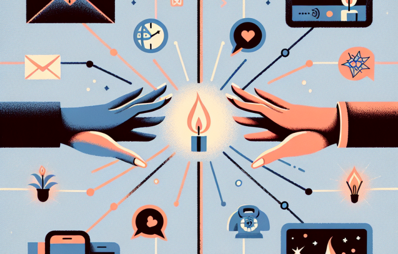 Relación a distancia: rituales íntimos que funcionan sin saturar