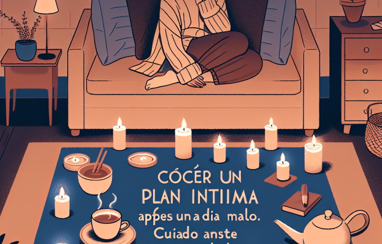 Cómo hacer un plan íntimo después de un día malo: cuidado antes que intensidad
