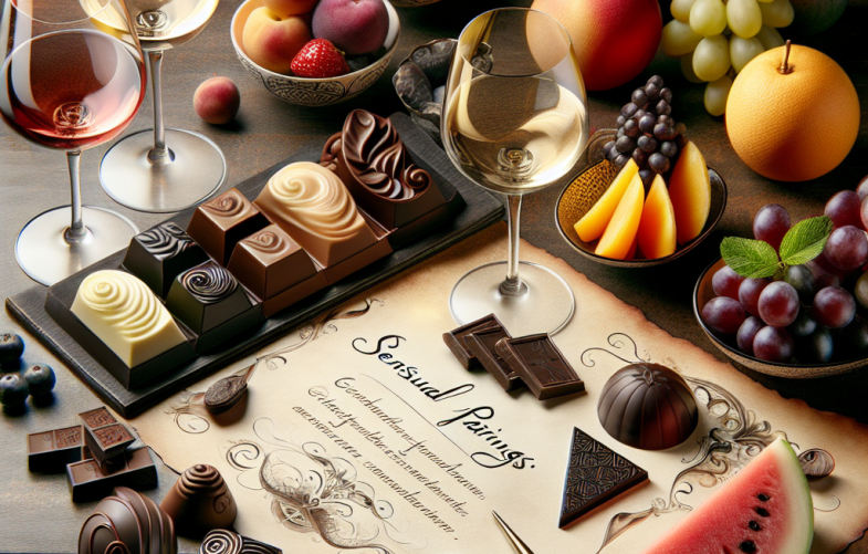 Maridajes sensuales: chocolate, fruta y vinos suaves para una experiencia elegante