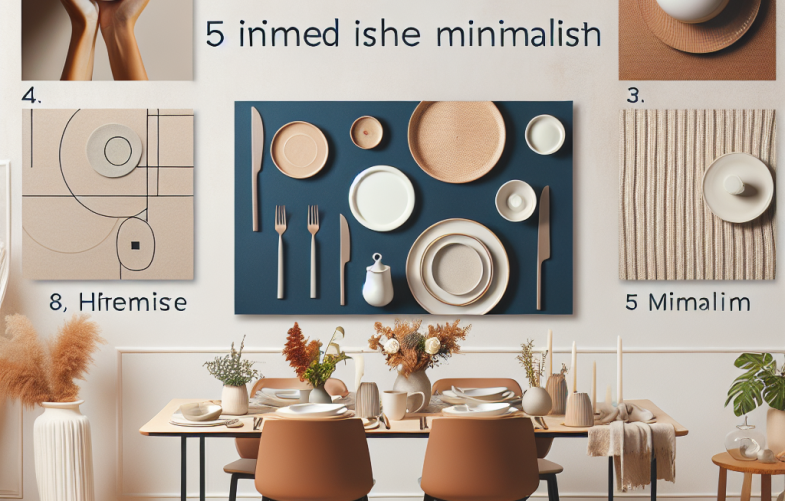 Cena temática minimalista: 5 conceptos fáciles para variar sin complicarte