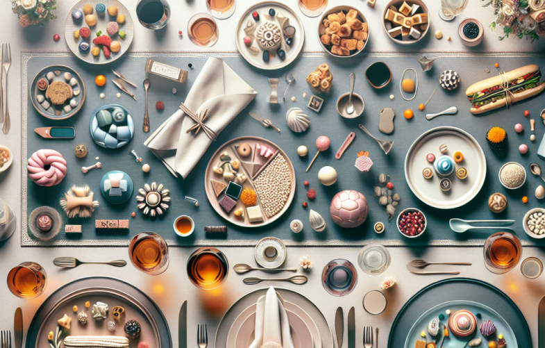Cómo usar la comida como juego: ideas elegantes sin exagerar